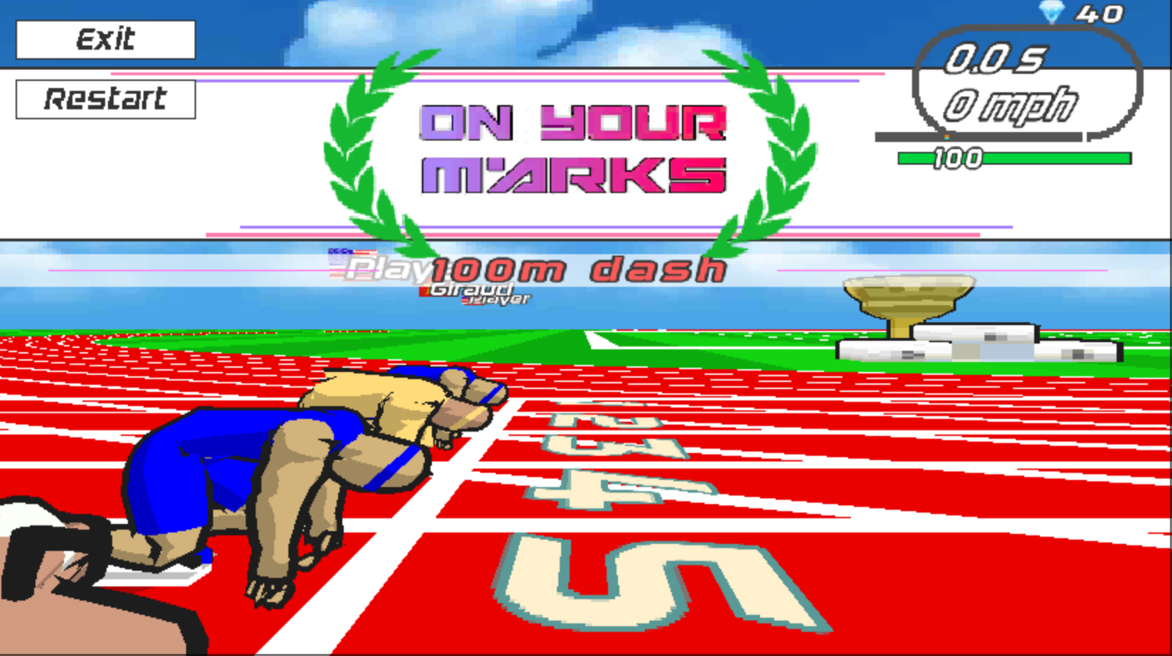Sprint Racing Gameplay