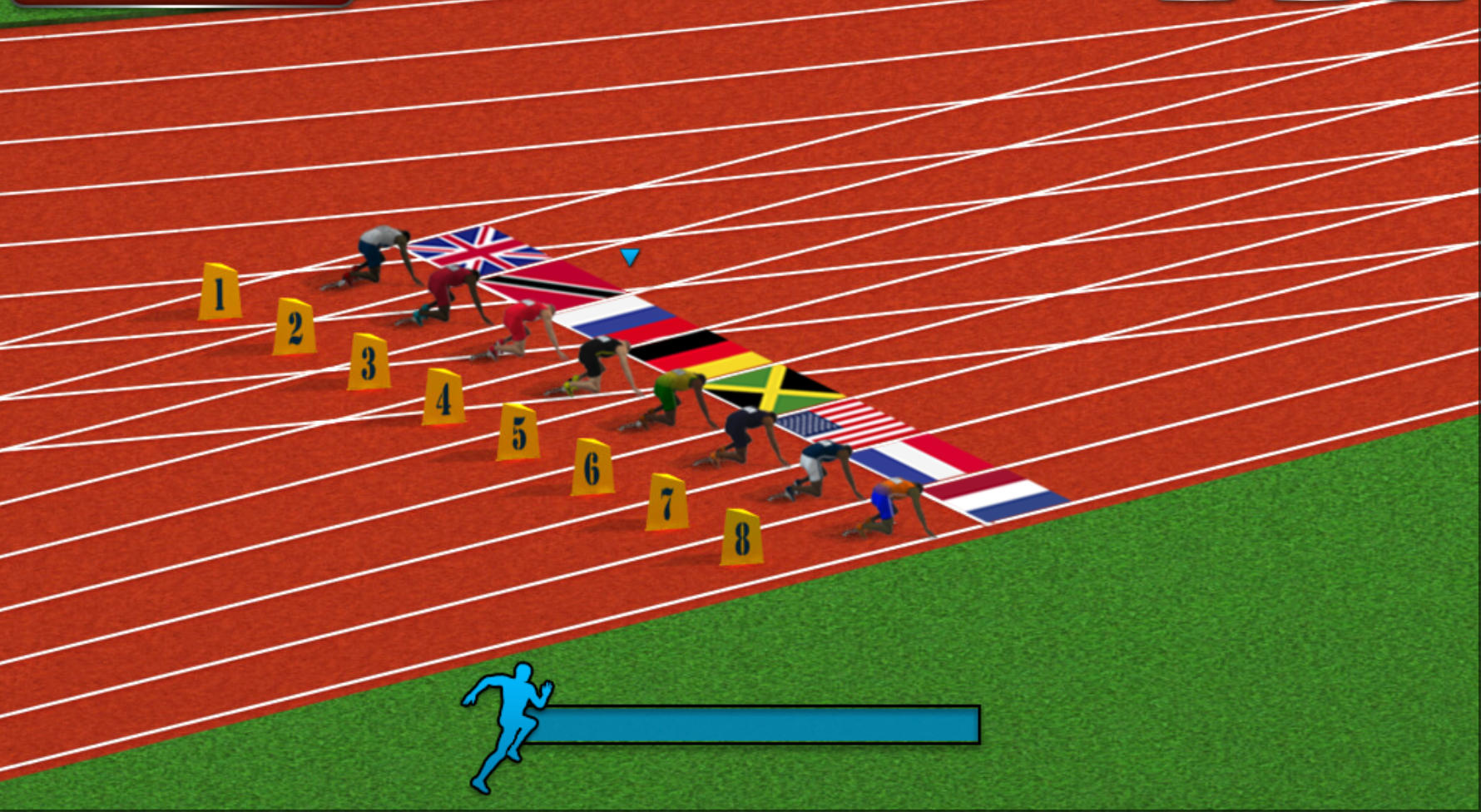 100 Metres Race Sprint Game